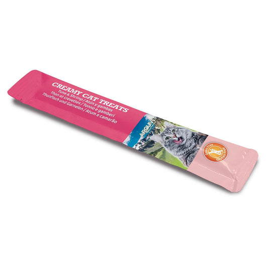 Snack cremoso para gatos | Comida natural en treats para gatos | Sabor atún y gambas- Bolypets