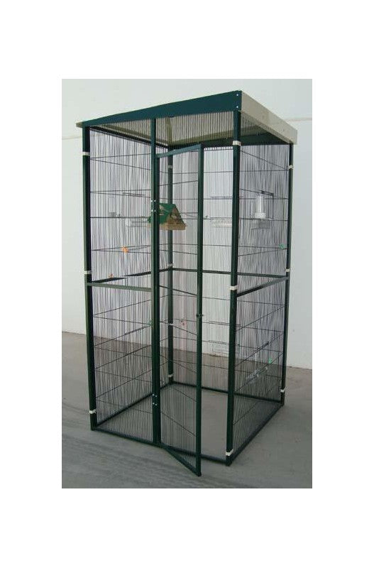 VOLADEROS modulares de paneles de malla con puerta