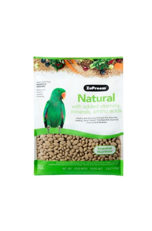 alimento natural para loros zupreem