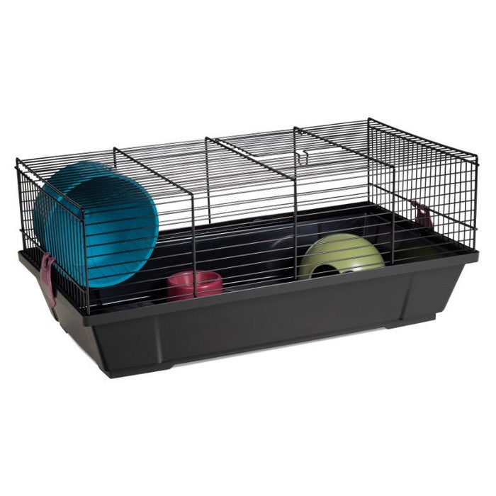 jaula hamster negra