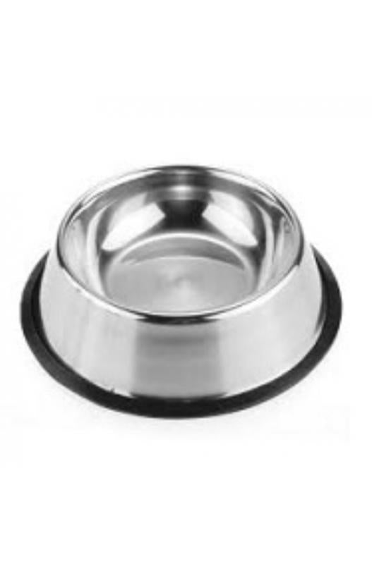 COMEDERO ACERO INOX.ANTIDESLIZANTE 15cm./ 0,3Lts.