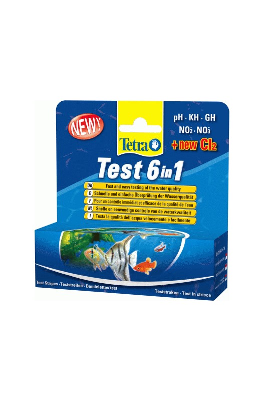 TETRATEST 6 EN 1 (NO2,NO3,PH,KH,GH)