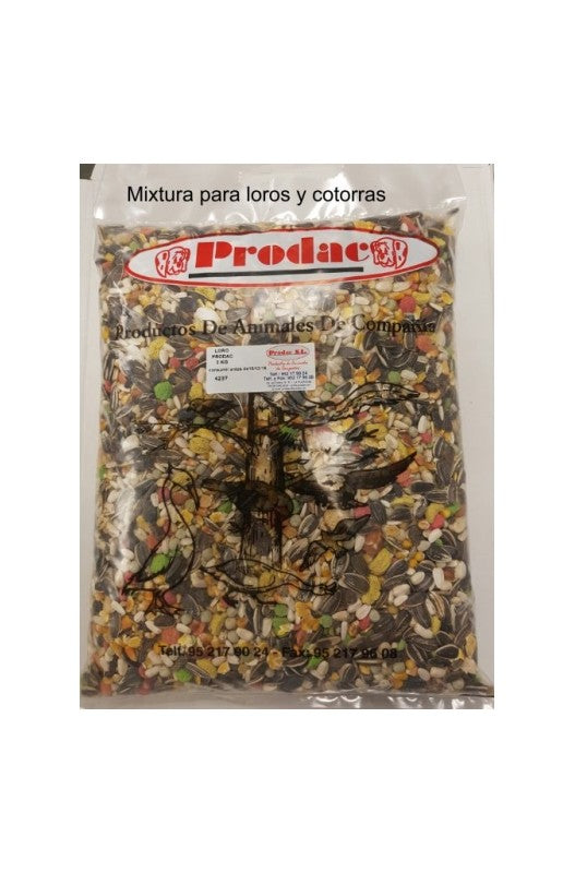 LOROS Y COTORRAS 3 KG. PRODAC