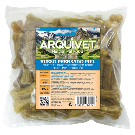 Hueso prensado piel |  100% piel bovina | snacks naturales para perros - Bolypets.com