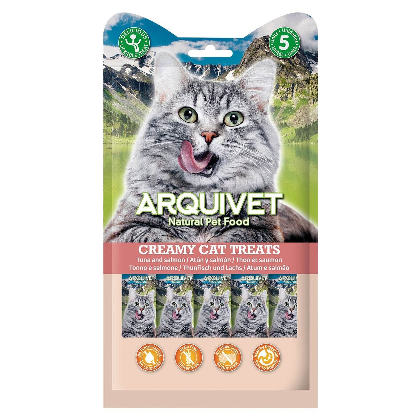 Snack Cremoso de Atún y SALMÓN | premio húmedo y cremoso diseñado especialmente para gatos. - Consíguelos en bolypets.com