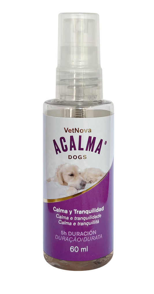 tranquilidad y calma para perros situaciones estres y ansiedad ACALMA® Dogs Spray 60 ml 
