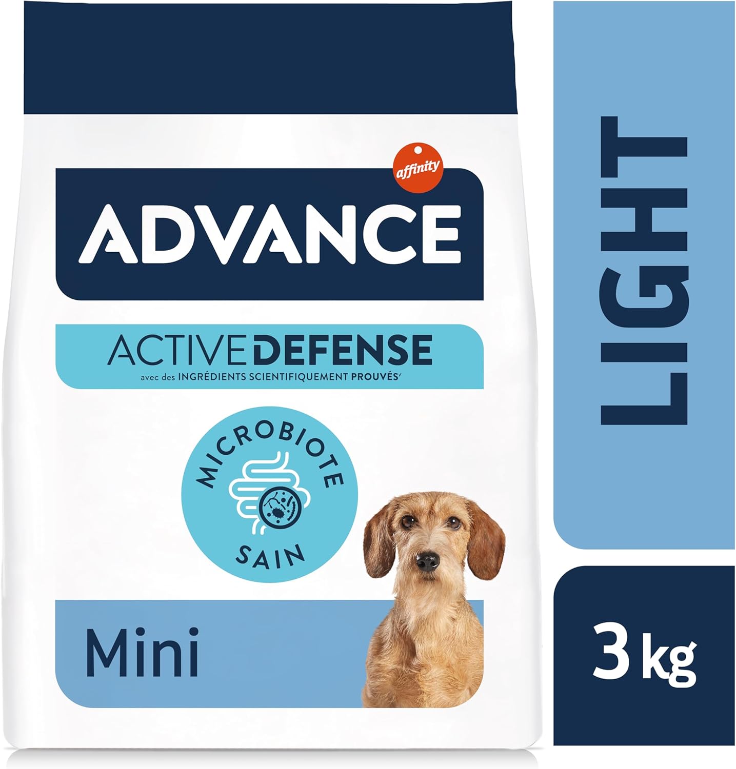 ALIMENTACION PARA PERROS MINI ADVANCE MINI LIGHT 3 KG