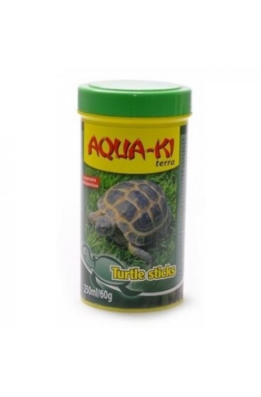 alimento completo para tortugas terretres y otros reptiles herbivoros. Sticks extrusionados hechos de materias de origen exclusivamente vegetal son ricos en fibra necesaria para un funcionamiento correcto del aparato digestivo de las tortugas terrestres.