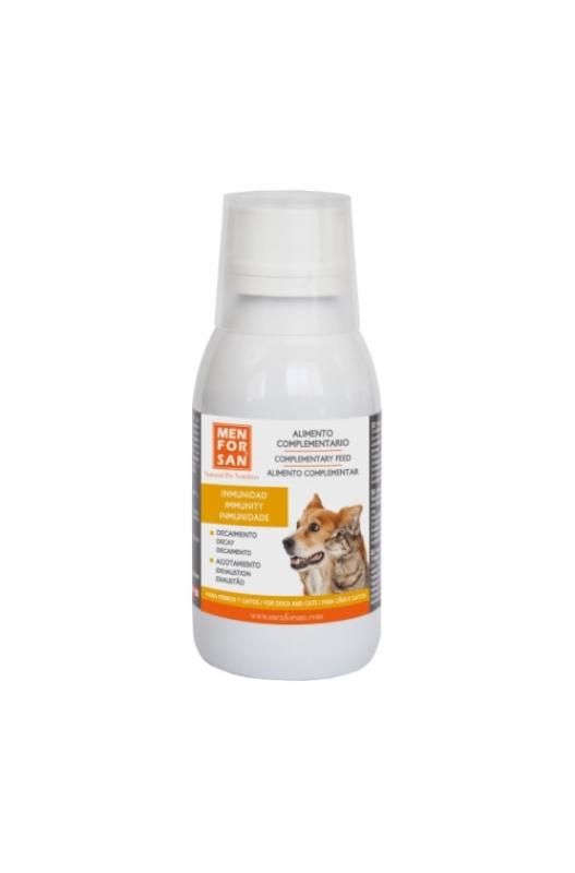 Complemento nutricional líquido para perros y gatos con extracto de GINSENG, AVENA, GRANADA y TE VERDE.Además, contiene aceite de salmón con alto contenido de Omega3