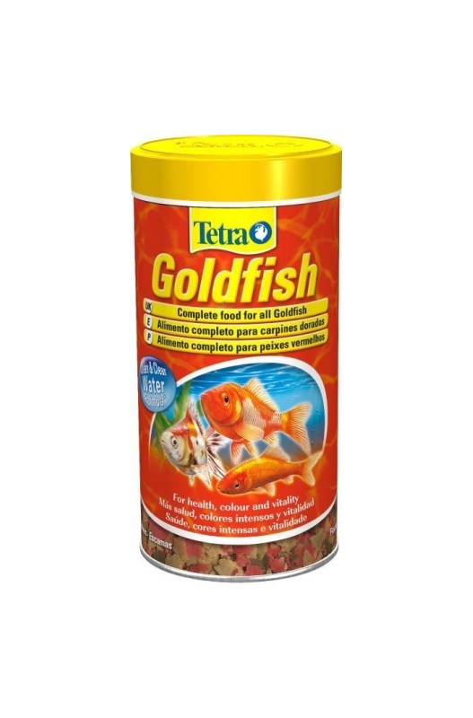  alimento premium en escamas nutricionalmente equilibrado para todos los carpines dorados y otros peces de agua fría. 