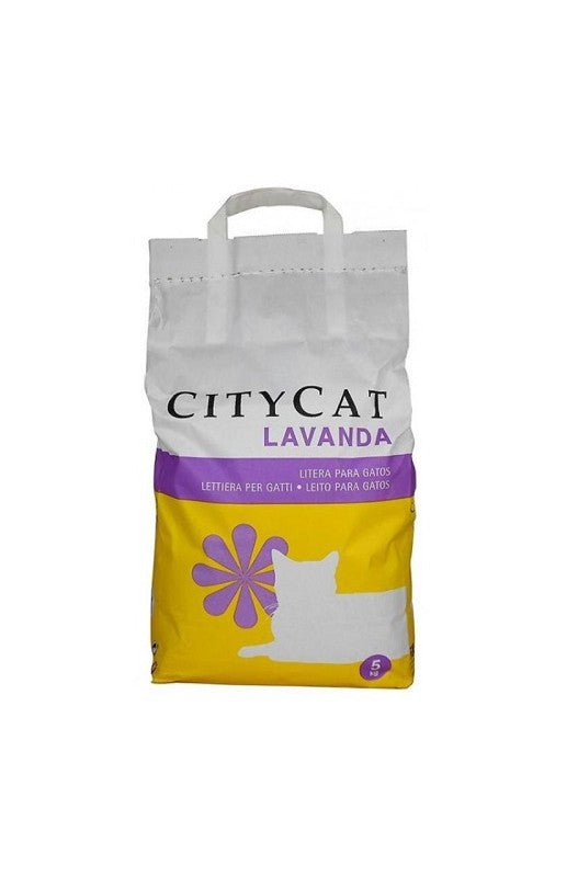 Arena Gato Perfumada. Arena para gato Citycat con aroma a lavanda