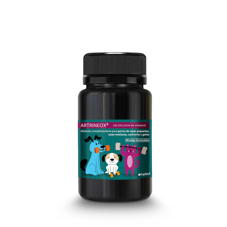 Bote de ARTRINEOX Condroprotector de 90 comprimidos para el tratamiento de artrosis y dolor articular en perros y gatos-bolypets
