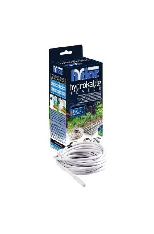 cable calefactor hydrokable de Hydor es un calentador de sustrato apto para acuarios de agua dulce, salada y terrarios.