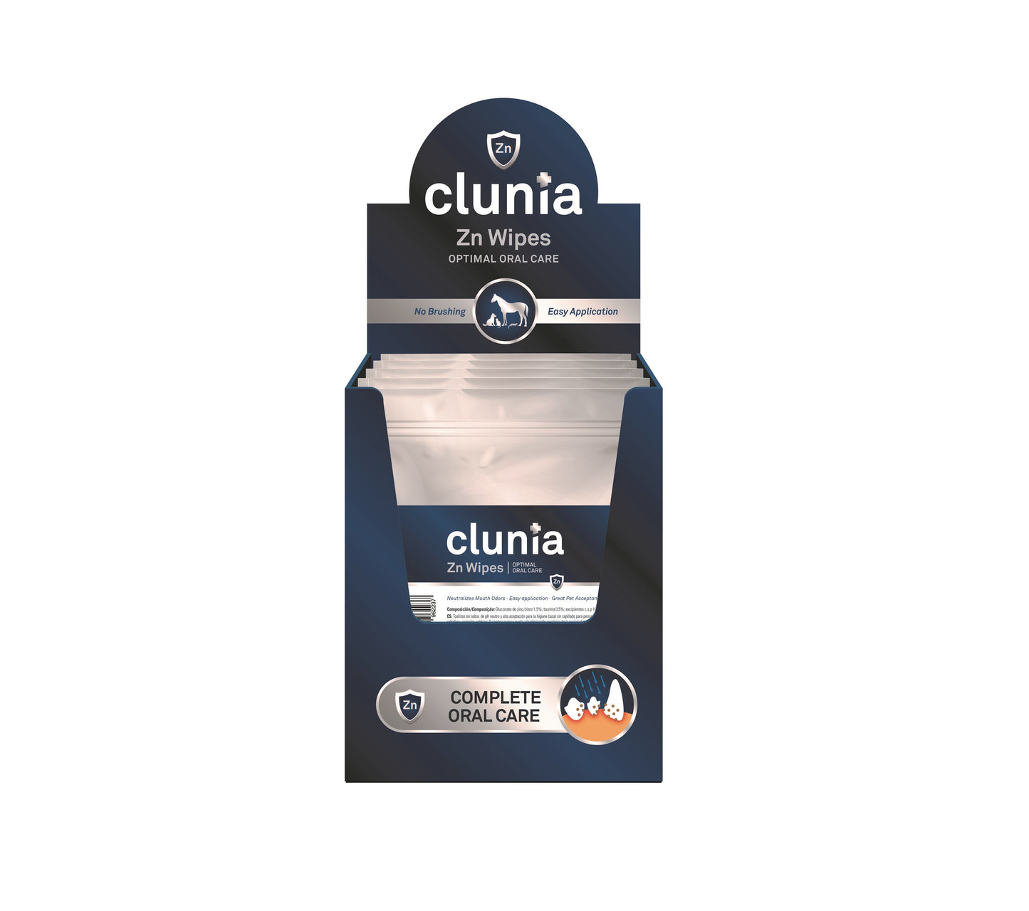 CLUNIA® Zn Wipes - Display Box