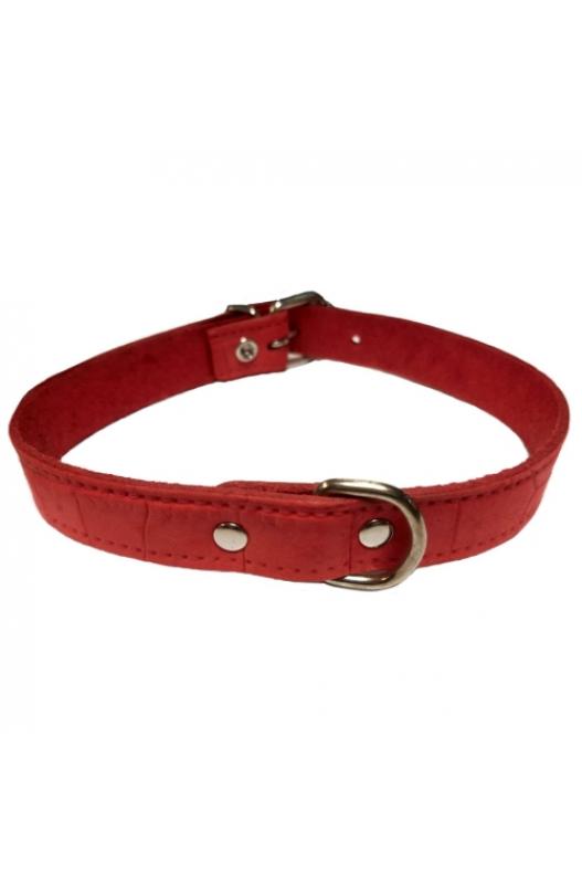 COLLAR DE PIEL LABRADA PARA PERROS