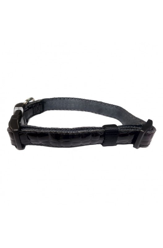 Collar Crocco 15x250-350mm Onice para perro parece ser un collar de alta calidad, probablemente de la marca Crocco, con un diseño elegante y cómodo para tu mascota.