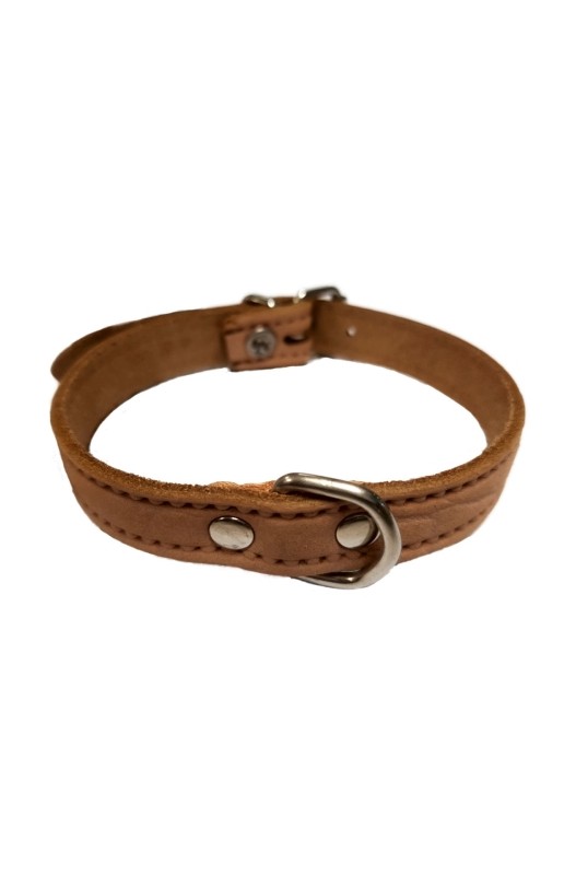 COLLAR PIEL LABRADO 12X300 TOSTADO