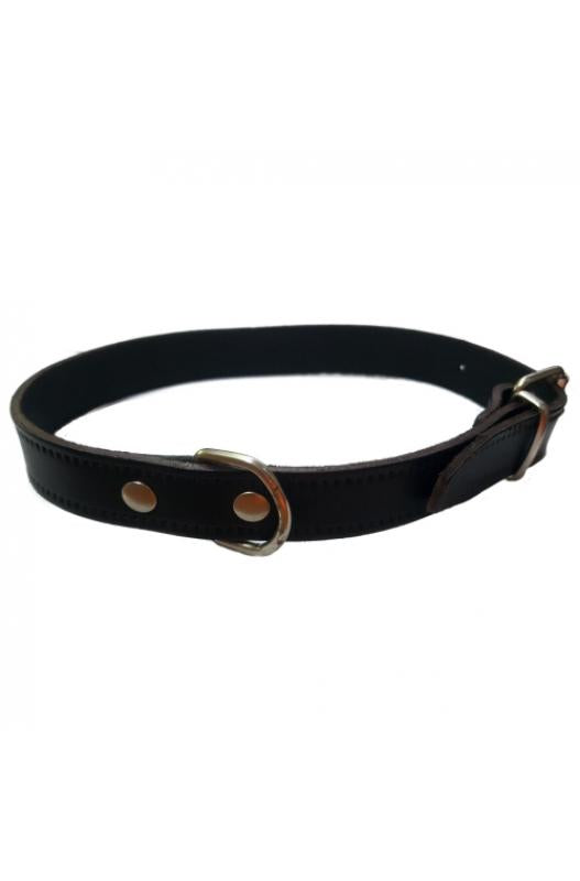 COLLAR CUERO LISO NEGRO 45X1.8CM VMD