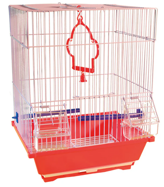 KIT 4 JAULAS TORINO 30x23x39 cm aves pequeñas