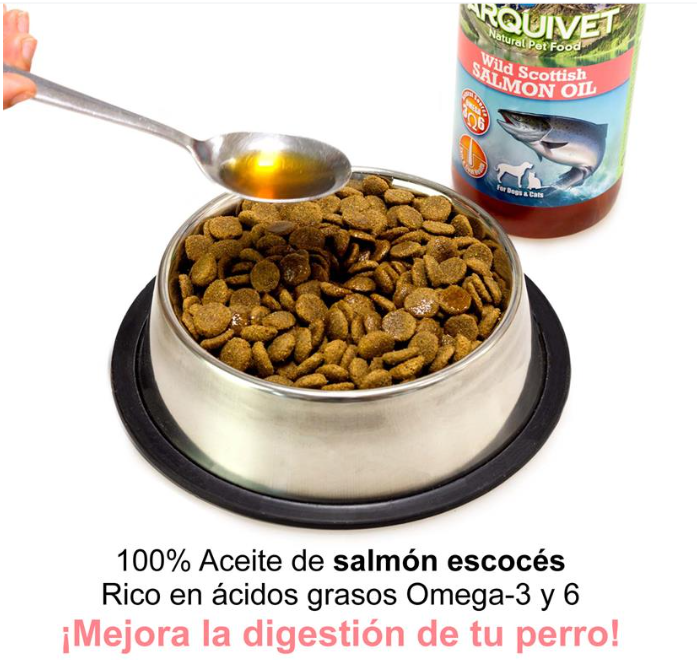 ACEITE DE SALMON 250ml. Arquivet perros