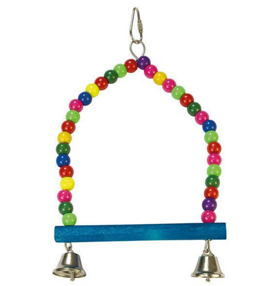 Columpio multicolor loros y otras aves