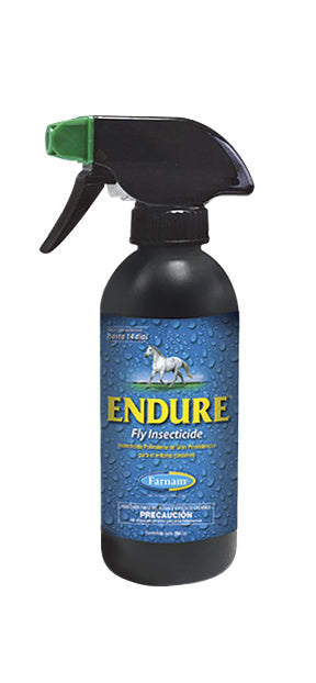 Bote de Endure Insecticida en Spray de 200 ml resistente al sudor para la protección de caballos contra moscas y tábanos - Tienda BolyPets.