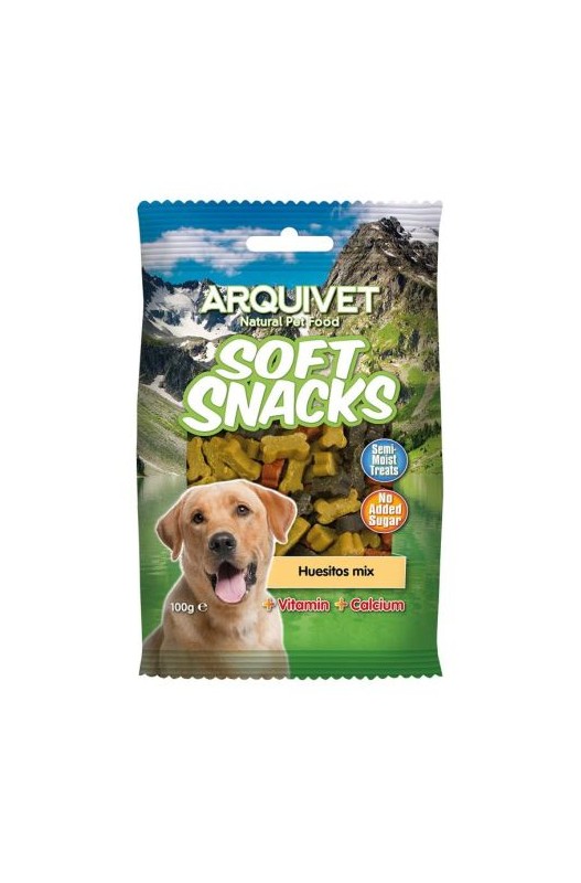  huesitos hacen que este snack sea ideal para perros de todas las razas y tamaños, especialmente para aquellos que disfrutan de masticar y se benefician de una recompensa crujiente. 