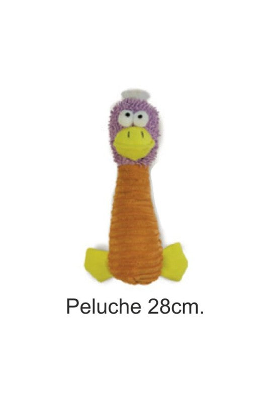 JUEGUETES PARA PERROS CON FORMA DE PATO EN PELUCHE IDEAL PARA QUE EL PERRO ESTE ENTRETENIDO.