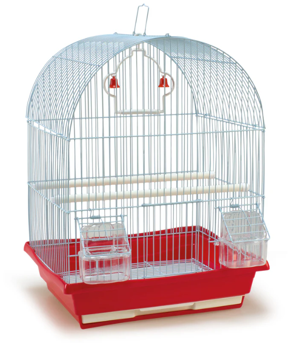 Jaula alta para aves pequeñas