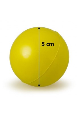 PELOTA MACIZA COLOR AMARILLA 