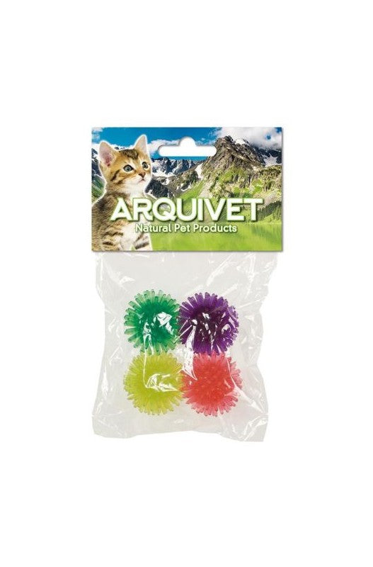  pelotas erizo para gatos juguete