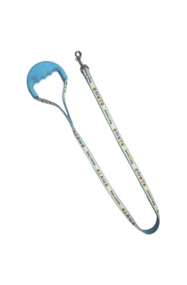 RAMAL COLOR AZUL CON LA EMPUNADURA DE PLASTICO PARA PERROS