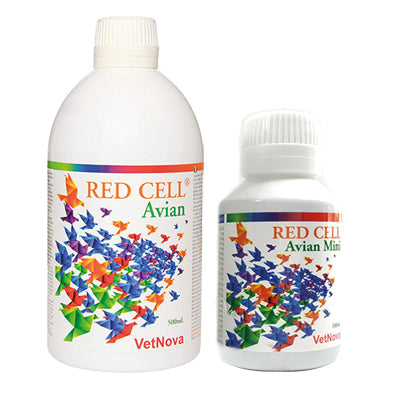 Suplemento Multivitamínico y Multimineral para aves de deporte y cría red cell avian