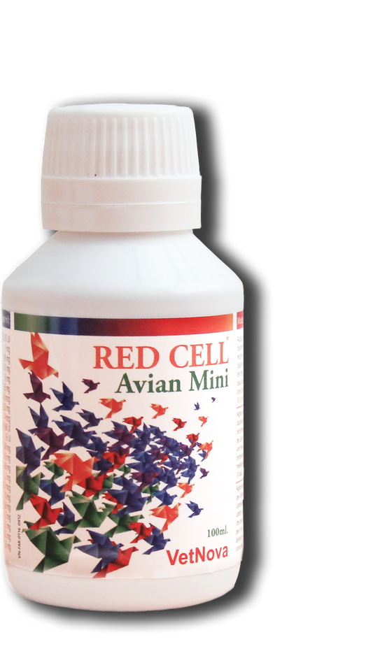 REDCELL Avian Mini• Complemento alimenticio para aves de alto rendimiento.

• Formulado específicamente para aves de deporte, canto y reproducción.

• Completo y equilibrado con 22 ingredientes.