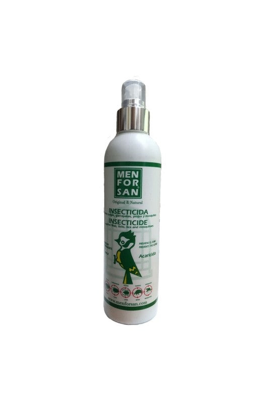 Spray insecticida perfumado para tratamiento de las infestaciones de parásitos externos en todo tipo de aves de jaula (canarios, jilgueros, periquitos, loros). 