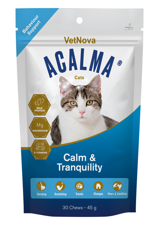 ACALMA Cat Chews suplemento calmante y relajante natural para el estres en gatos Bolypets