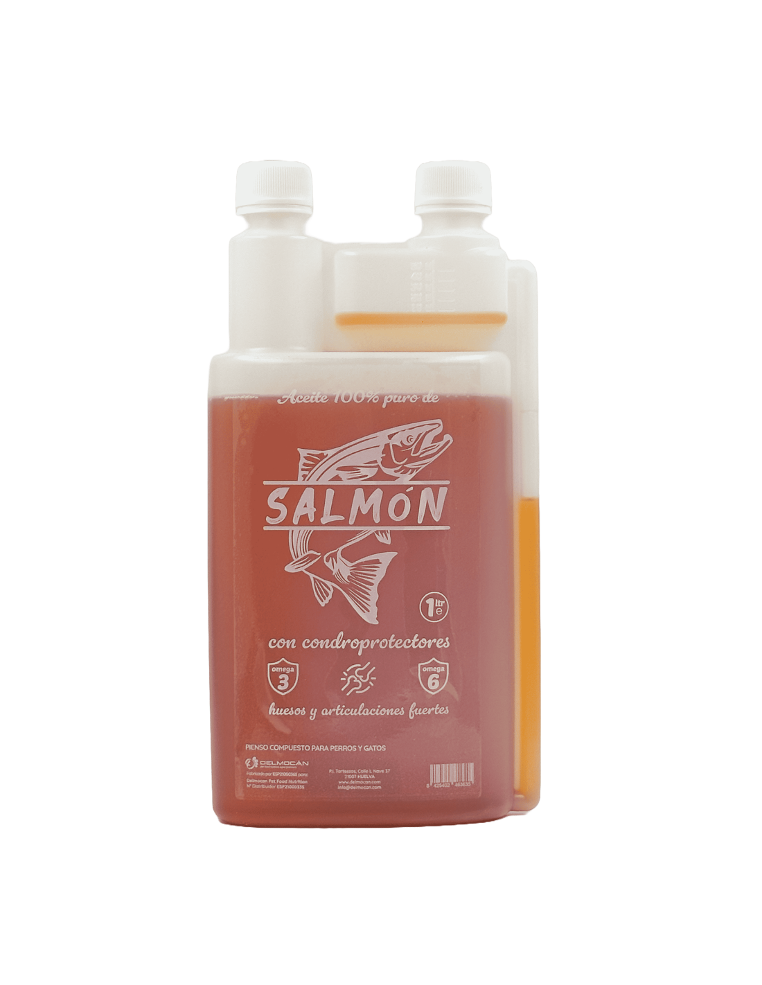 Aceite 100% - Salmón (1L.) condroprotectores 5.000 mg/l   |Suplemento naturales para perros -Bolypets
