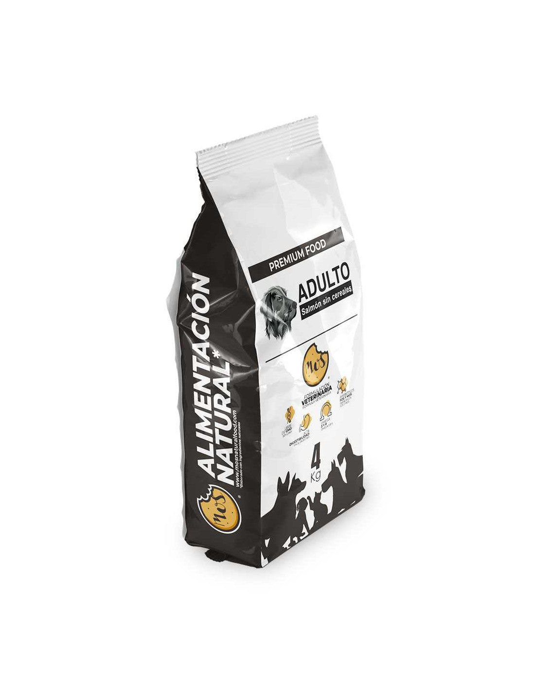 pienso ADULTO SALMÓN SIN CEREALES|alimentos naturales para perros -Bolypets
