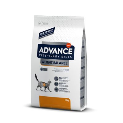 PIENSO PARA GATOS CON PROBLEMAS DE OBESIDAD ADVANCE CAT WEIGHT BALANCE 8 KG