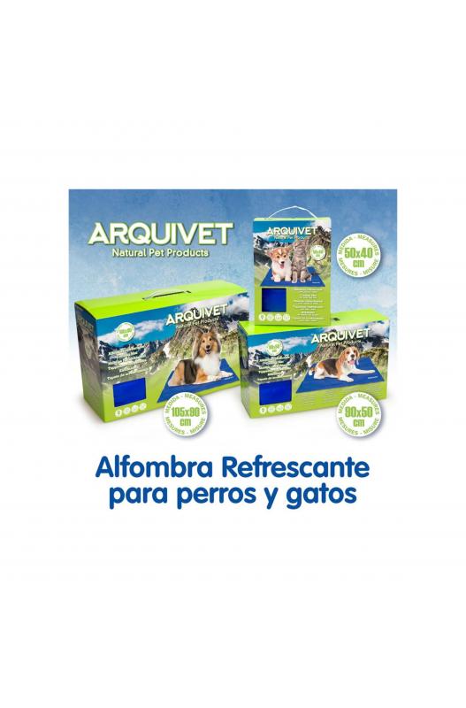 Alfombra refrescante para perros y gatos. Sin refrigeración previa.