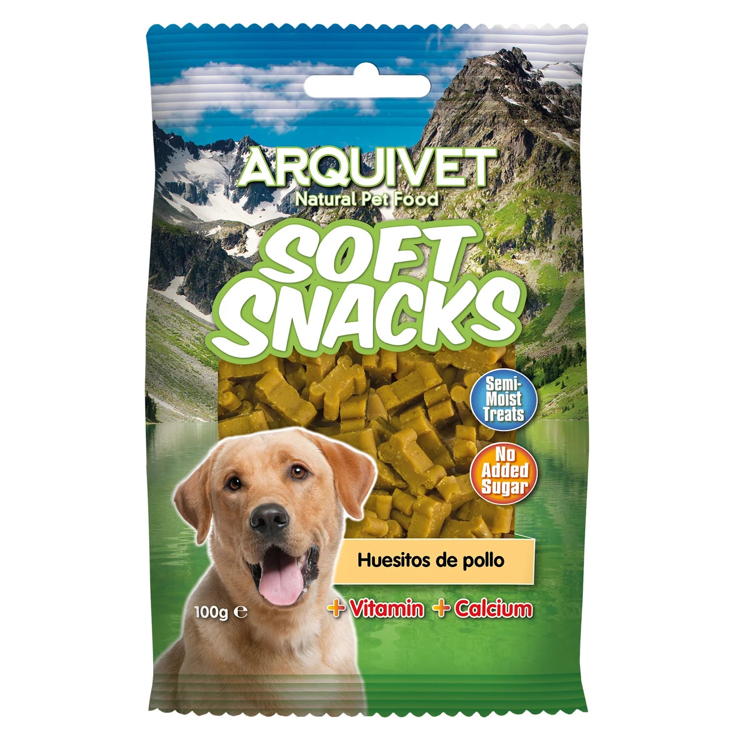 Snack premium con sabor a pollo y en forma de huesitos diseñado para perros - Bolypets