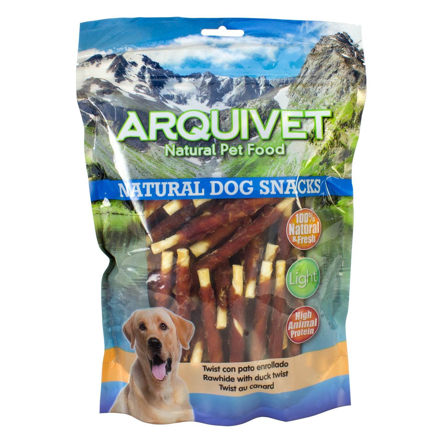 Arquivet Twist con Pato Enrollado | snack como premio para perros - Bolypets.com
