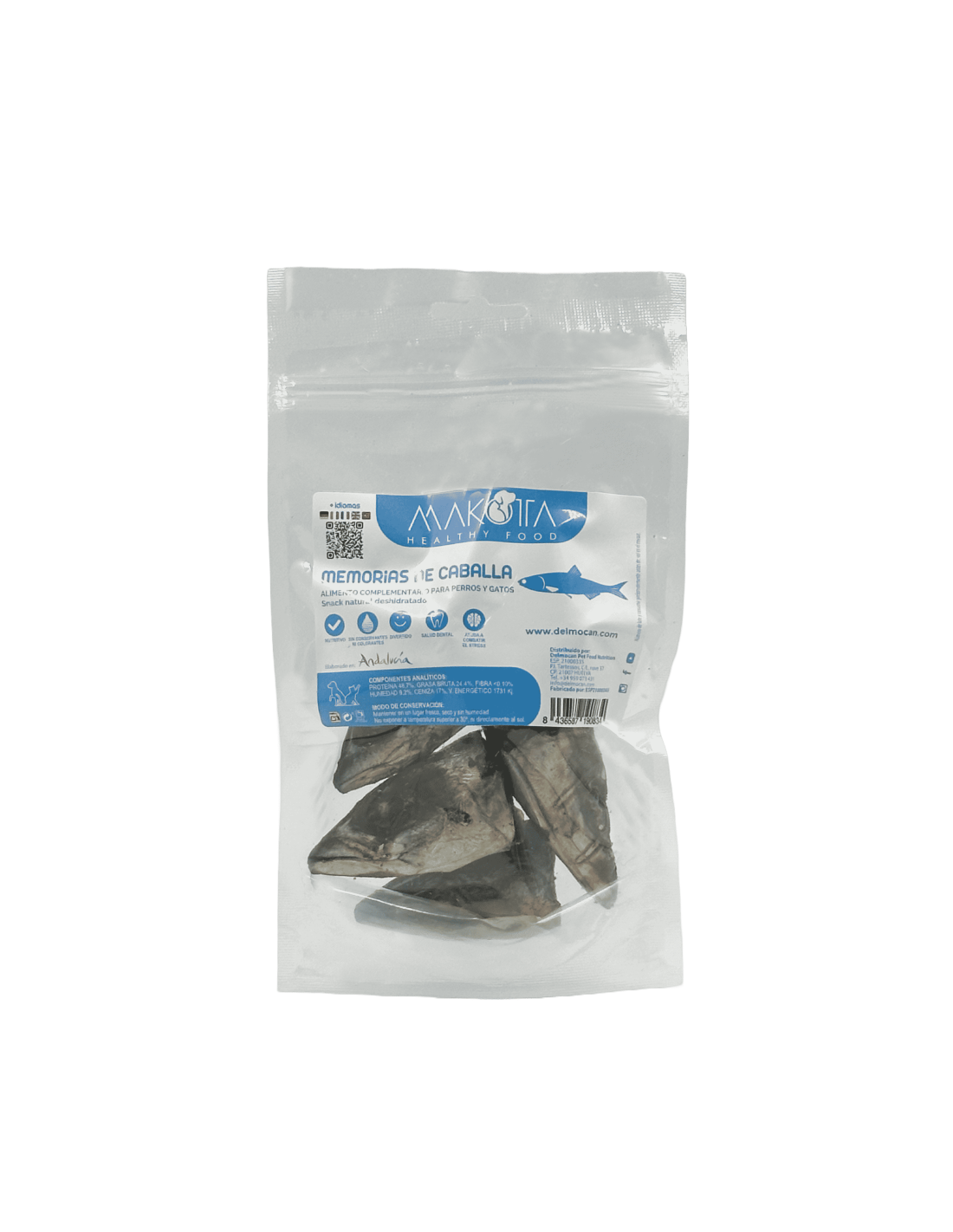 Cabezas de Caballa Deshidratadas |Snacks naturales para perros y gatos - Ahora disponibles en bolypets.com
