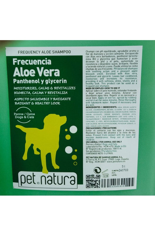 Champú Con Aloe Vera PH adaptado USO ANIMAL Perros y Gatos - Bolypets