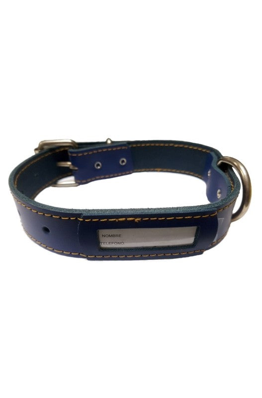 collar de cuero