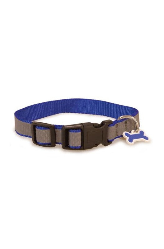 Collar reflectante Azul.