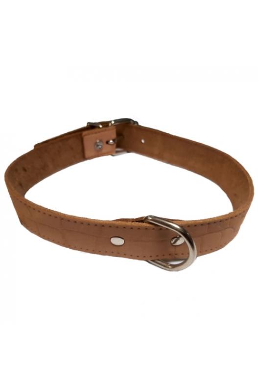 COLLAR PIEL LABRADO 15X350 TOSTADO