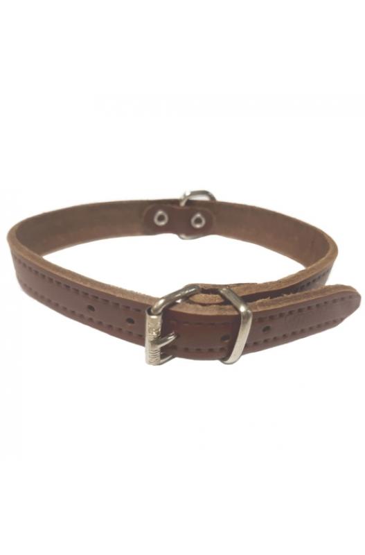 collar de cuero