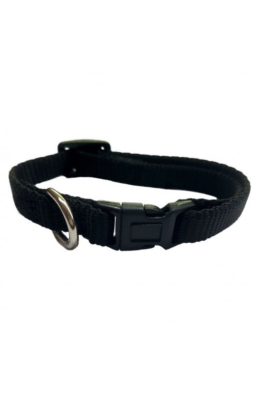 COLLAR NYLON 12MM CAMON NEGRO