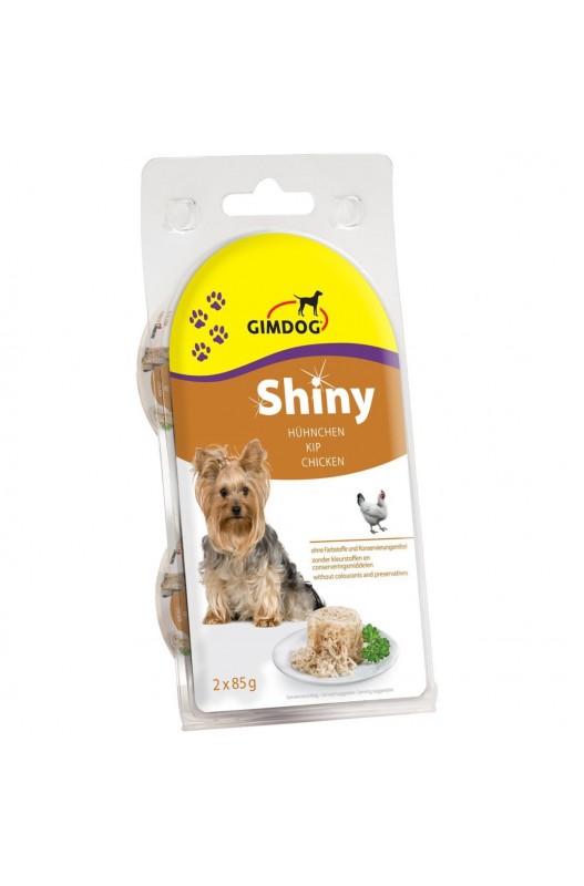 Alimento húmedo premium para perros que combina carne de pollo y buey en una receta nutritiva y apetecible